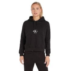 Calvin Klein Mikina černá 158 - 162 cm/XS Monologo Hoodie