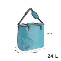 Cool Chladicí taška Termotaška Termoizolační Taška na plážový piknik 24 L Modrá