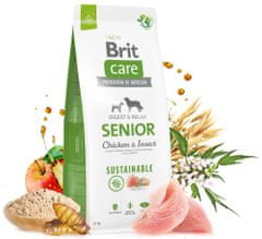 Brit Care Dog Sustainable Senior, 12 kg