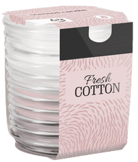 Bispol Vonná svíčka trikolóra FRESH COTTON 130g