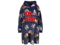 sarcia.eu Tom a Jerry Dámská mikina/robe blue navy Snuddie s kapucí XS-S