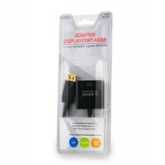 SAVIO Adaptér CL-55 HDMI - DisplayPort 0.2m