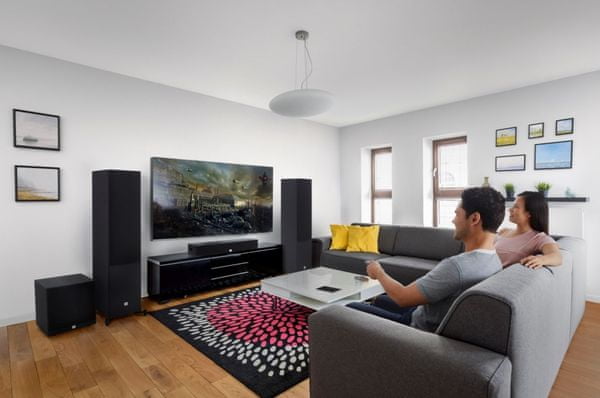 středový centrální reproduktor jbl stage a135c skvělý zvuk domácí kino hifi elegantní provedení odnímatelná mřížka