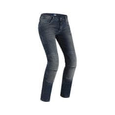 PMJ Promo Jeans Dámské moto jeansy PMJ Florida MID CE Barva modrá, Velikost 30