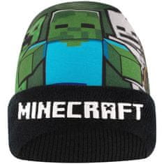 Fashion UK Teplá čepice Minecraft - Creeper Zombie a Skeleton