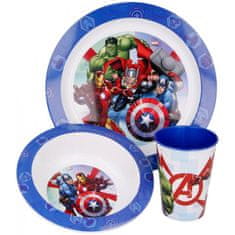 Stor Sada plastového nádobí Avengers s kelímkem
