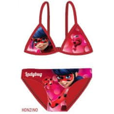 SETINO Dívčí dvoudílné plavky Kouzelná beruška - červené EU 104