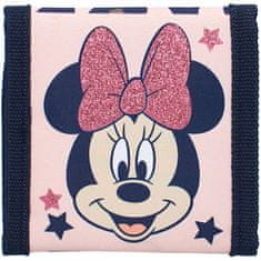 Vadobag Dívčí peněženka Disney - Minnie Mouse s třpytivou mašlí