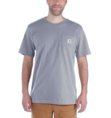 Carhartt Tričko Carhartt Workwear Pocket S/S Relaxed Fit K87 vřesově šedé - L