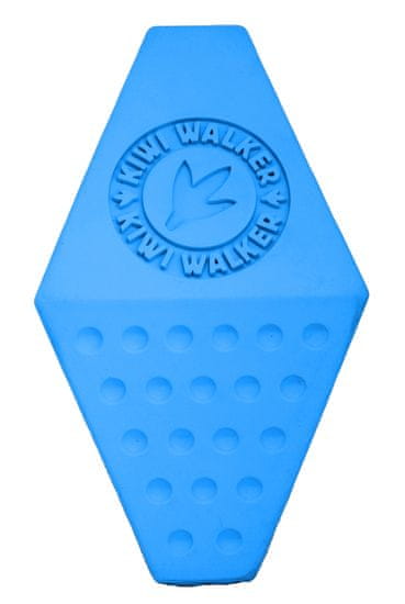 KIWI WALKER Kiwi Walker Gumová hračka s otvorem na pamlsky OCTABALL s dírou na pamlsky, Maxi 14,5 cm, Modrá