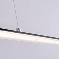 PAUL NEUHAUS PAUL NEUHAUS PURE-LITE LED závěsné svítidlo v kartáčovaném antracitu s funkcí stmívání a nastavitelnou barvou světla 2700-5000K