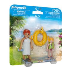 Playmobil Náštěvníci aquaparku , Prázdniny, 6 dílků | 70690