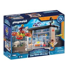 Playmobil Devět říší, laboratoř Icaris s vědci , Jak vycvičit draka, 124 dílků, 71084