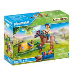 Playmobil Německý jezdecký poník Playmobl, Jezdecký dvůr, 25 dílků |70523