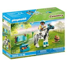 Playmobil Poník Lewitzer , Jezdecký dvůr, 22 dílků | 70515