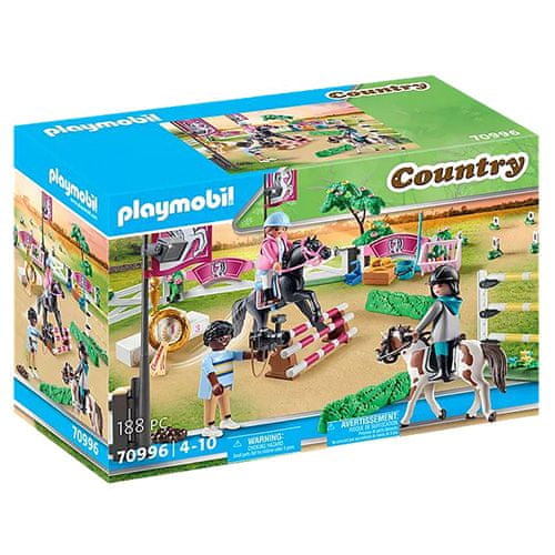 Playmobil Jezdecký závod , Jezdecký dvůr, 188 dílků, 70996