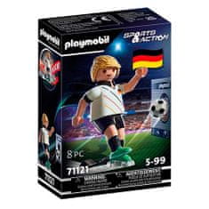 Playmobil Fotbalista Německa , Sport a akce, 8 dílků, 71121