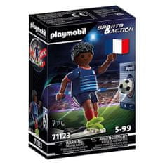 Playmobil Fotbalista Francie , Sport a akce, 7 dílků, 71123