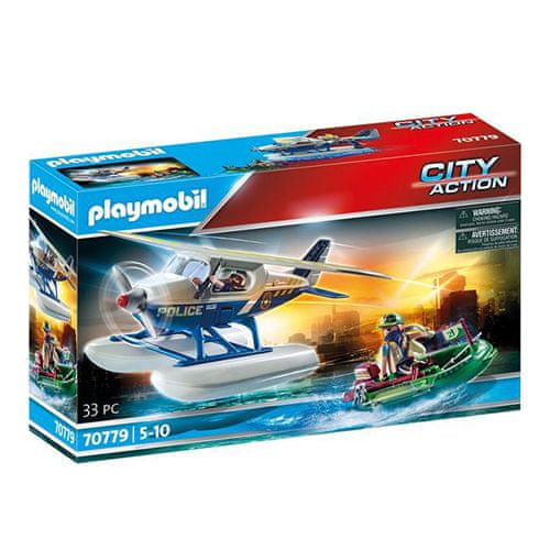 Playmobil Policejní hydroplán , Policie, 33 dílků | 70779