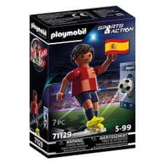 Playmobil Fotbalista Španělska , Sport a akce, 7 dílků, 71129