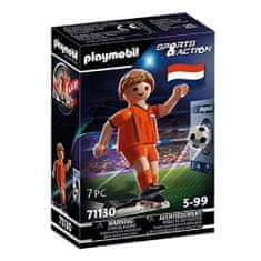 Playmobil Fotbalista Nizozemska , Sport a akce, 7 dílků, 71130