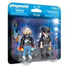 Playmobil Policista a sprejer , Policie, 10 dílků | 70822