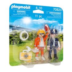 Playmobil Doktor a policistka , Záchranáři, 11 dílků, 70823