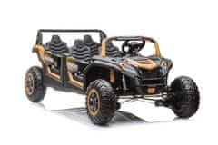 Lean-toys Auto Na Baterie Buggy A033 4X4 24V Zlatá