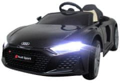 R8 Sport Black Battery Car EVA Leather Pilot