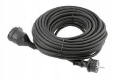 GTV Prodlužovací kabel pro zahradní stavby 30m 3x1,5 černý