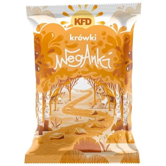 KFD NUTRITION veganské karamelky 150 g