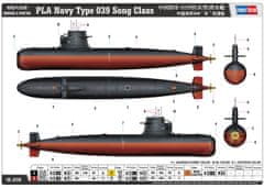 INTEREST PLA Navy Type 039 Song Class - 1:350 plastikový model čínské ponorky.