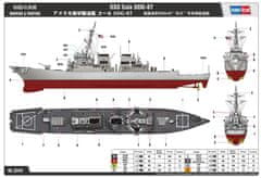 INTEREST USS Cole DDG-67 - 1:700 plastikový model US vojenské lodě.