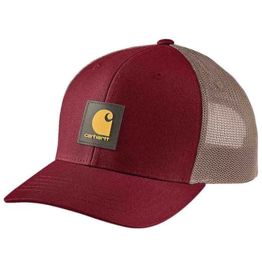 Carhartt Čepice Carhartt Rugged Flex Twill Mesh-Back Flex Fit 110 C RED CARNATION