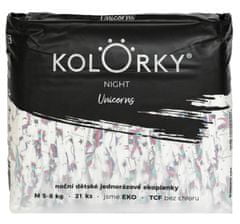 NIGHT - M (5-8 kg) - 21 ks - noční jednorázové eko plenky