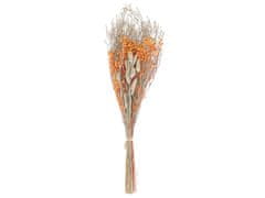 Beliani Kytice sušených květin 65 cm oranžová CERCEDILLA