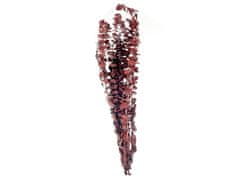 Beliani Kytice sušených květin 56 cm tmavě červená BADAJOZ