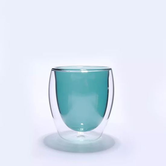 Ty Glass Termosklenice s dvojitým sklem 150ml - teal