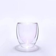 Ty Glass Termosklenice s dvojitým sklem 150ml - pink