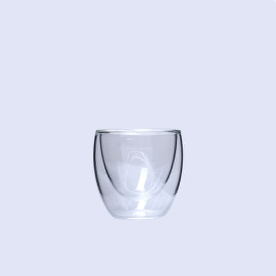 Ty Glass Termosklenice s dvojitým sklem 80ml - clear 6ks