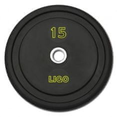 LIGO Kotouč olympijský pogumovaný Legpress 10 kg