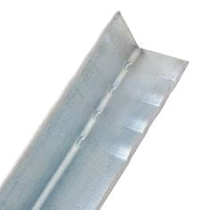 Vidaxl Rohové kotvy do země, 2 ks, pozinkovaná ocel, 5x5x50 cm