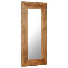 Vidaxl Kosmetické zrcadlo 50 x 110 cm masivní akáciové dřevo