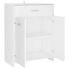 shumee Koupelnová skříňka bílá 60 x 33 x 80 cm dřevotříska