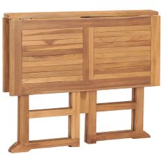 Petromila Skládací zahradní jídelní stůl 90 x 90 x 75 cm masivní teak