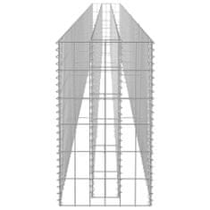 Petromila Gabionový vyvýšený záhon pozinkovaná ocel 450 x 30 x 60 cm
