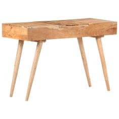 Vidaxl Toaletní stolek se zrcátkem 112 x 45 x 76 cm akáciové dřevo
