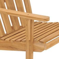 Greatstore Křeslo Adirondack masivní teakové dřevo