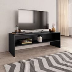 Greatstore TV stolek černý 120 x 40 x 40 cm dřevotříska