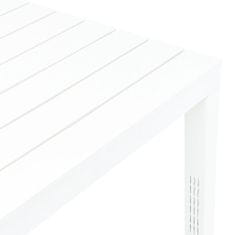 Petromila Zahradní stůl bílý 78 x 78 x 72 cm plast